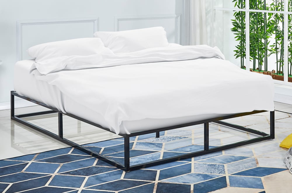 Minimalist Low Profile Metal Platform Bed Frame-T2425