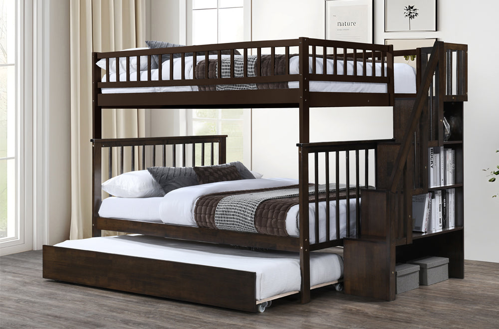 Double Over Double Bunk Bed-T2595