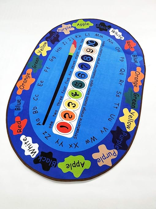 Extra-Large Kids Play Rug – Learn & Play in Comfort-PEN