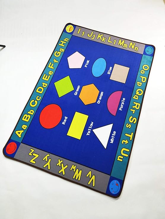 Extra-Large Educational Shapes Kids Rug – Learn & Play in Comfort-SHAPE