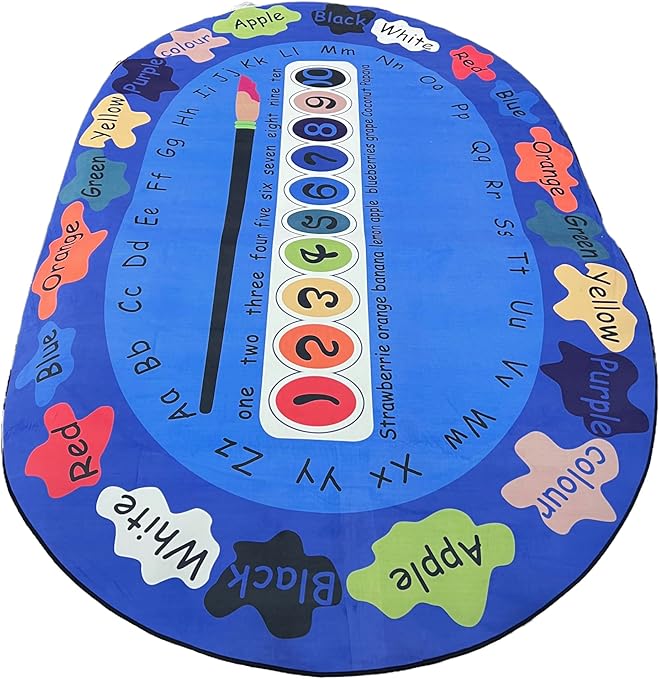 Extra-Large Kids Play Rug – Learn & Play in Comfort-PEN