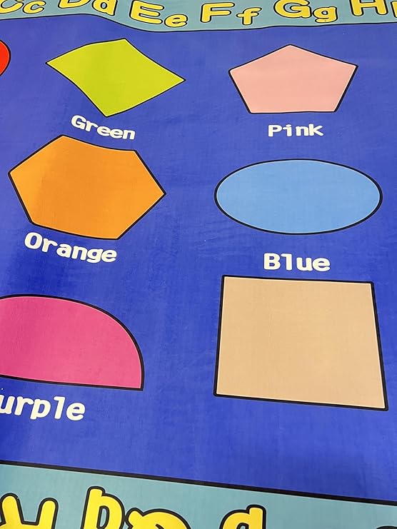 Extra-Large Educational Shapes Kids Rug – Learn & Play in Comfort-SHAPE
