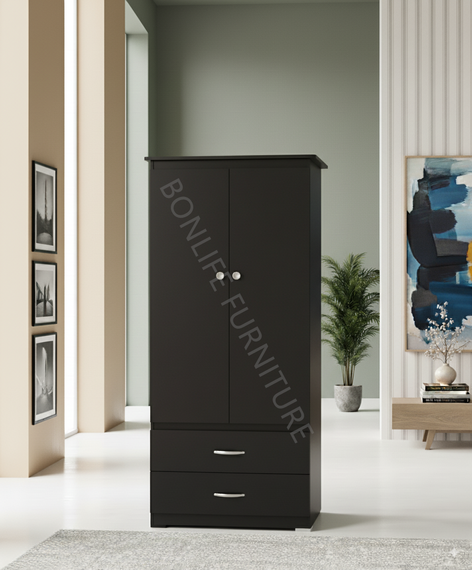 Canadian-Made Panel Wardrobe with Drawers