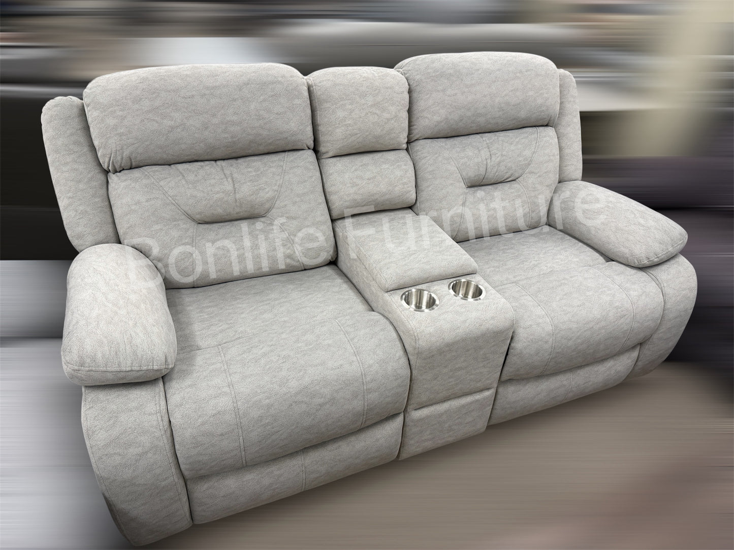 Modern Fabric Reclining Sofa, Loveseat & Chair – T1332