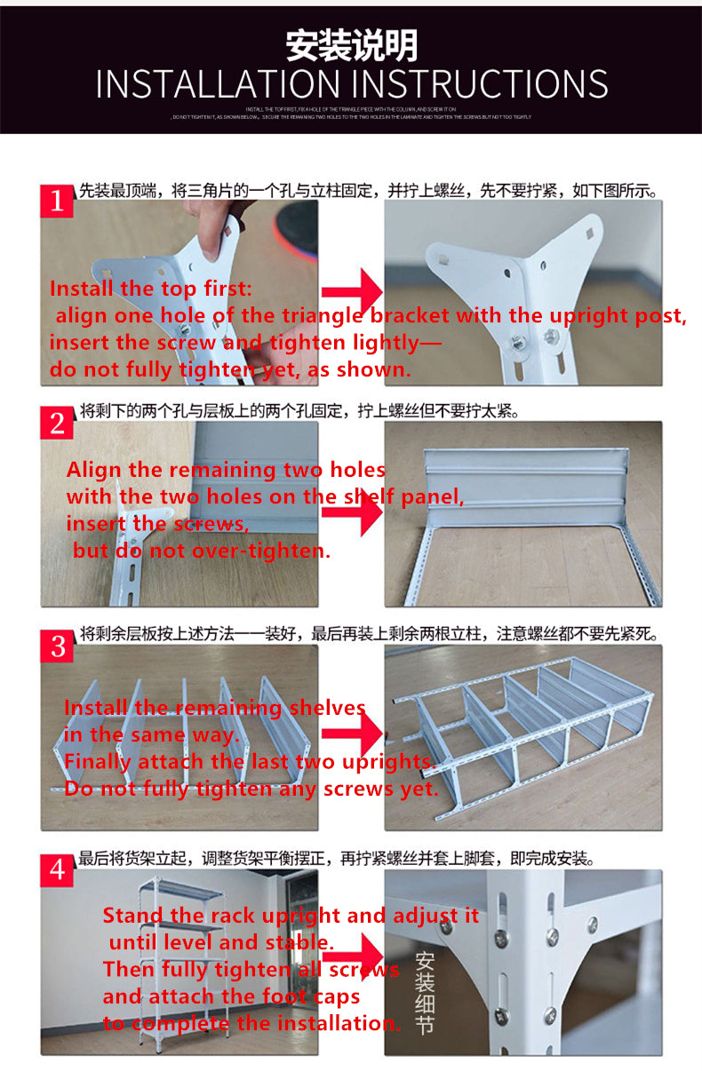 Heavy-Duty 5-Tier Steel Storage Shelf