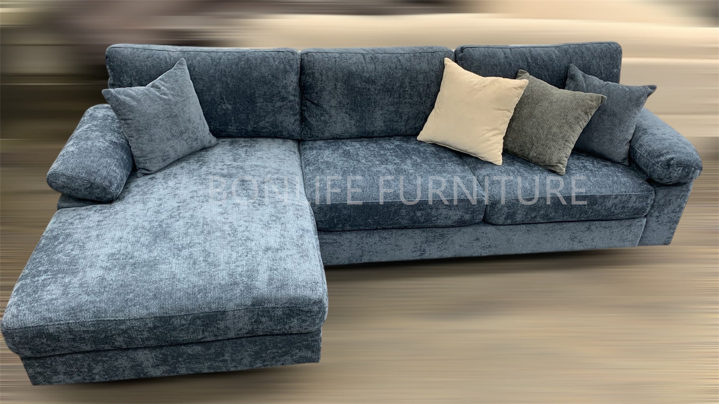 Modern Fabric Sectional Sofa with Chaise-NOVA