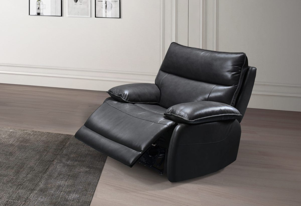 Genuine Full Grain Leather Power Reclining Sofa Collection-T1117G