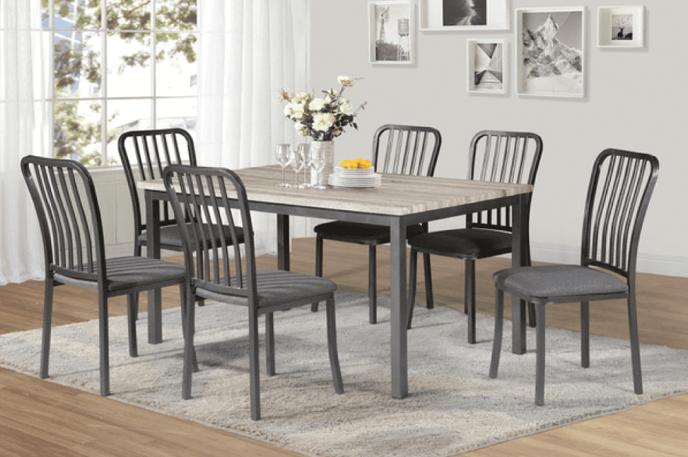 Contemporary 7-Piece Dining Set-T3722