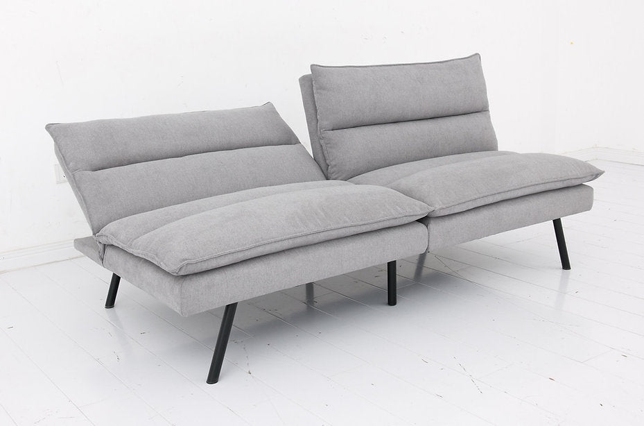 Modern Split-Back Fabric Sofa Bed with Memory Foam Cushion-I8070