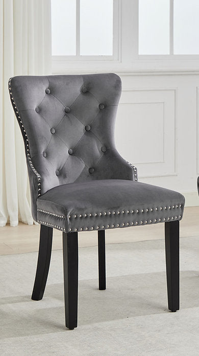 Set of 2 Accent Chairs – Modern Upholstered Design-I1225