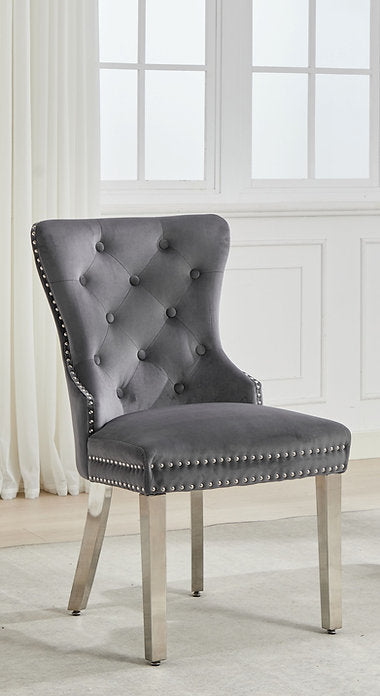 Set of 2 Accent Chairs – Modern Upholstered Design-I1245