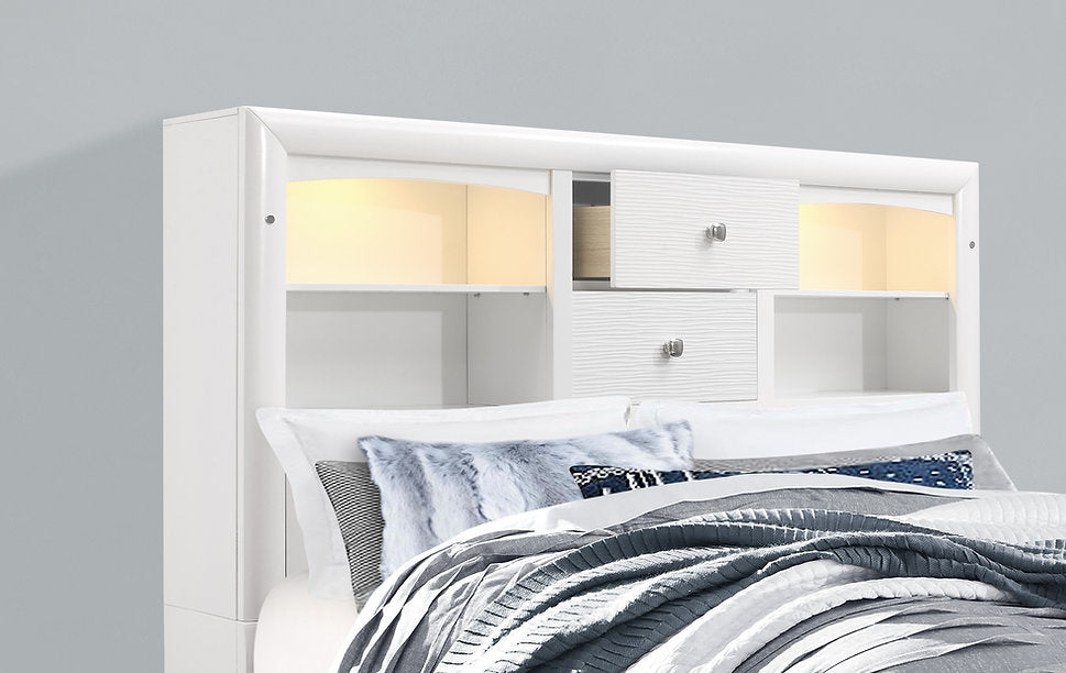 Modern Classic Bedroom Collection-Jordyn (White)