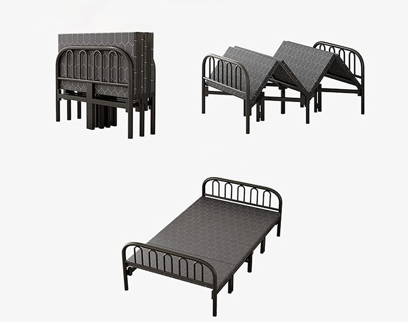Foldable Single Metal Bed Frame