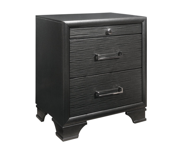 Modern Grey Storage Bedroom Collection-Jordyn (Grey)
