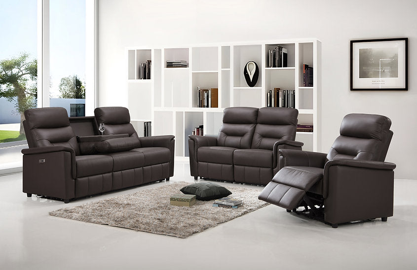 Leather Match Power Recliner Collection -I8140