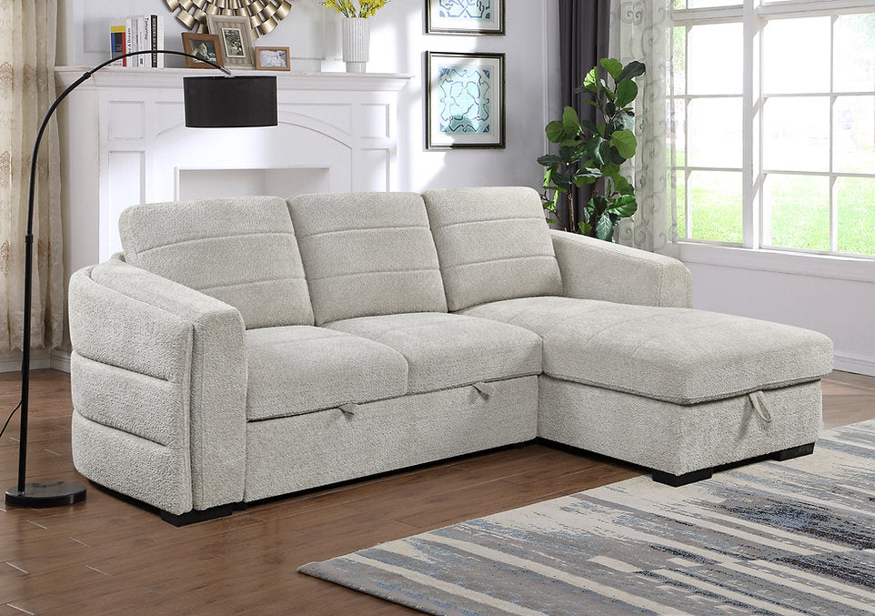 Luxury Bouclé Sleeper Sofa-I9085(9086)