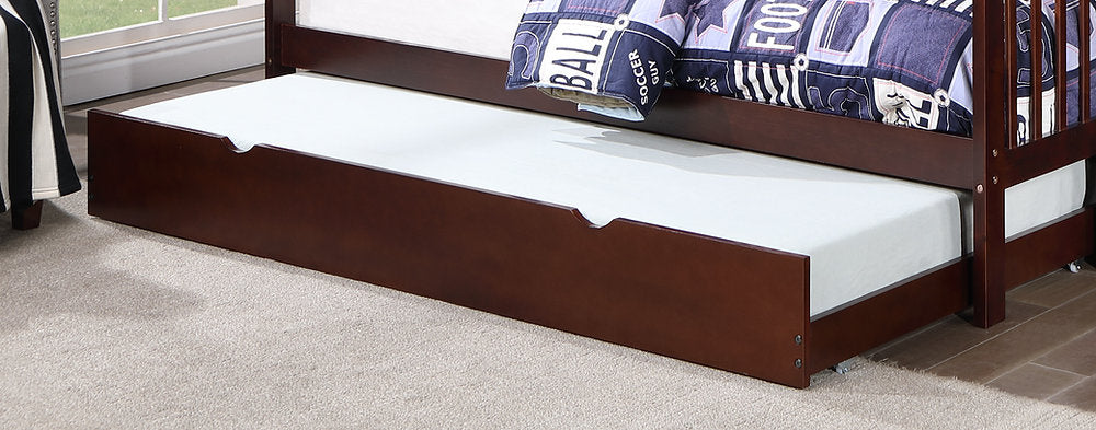 Solid Wood Single Over Single Staircase Bunk Bed-I1890(1892)