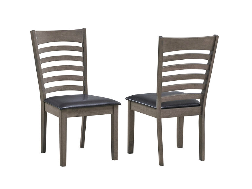 7-Piece Antique Grey Dining Set -I1080