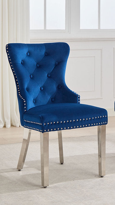 Set of 2 Accent Chairs – Modern Upholstered Design-I1247