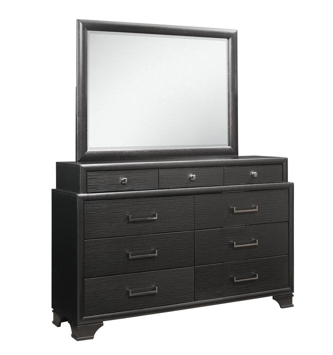Modern Grey Storage Bedroom Collection-Jordyn (Grey)