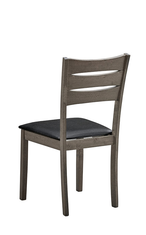 7-Piece Antique Grey Dining Set with 6 Chairs-I1051(1053C)