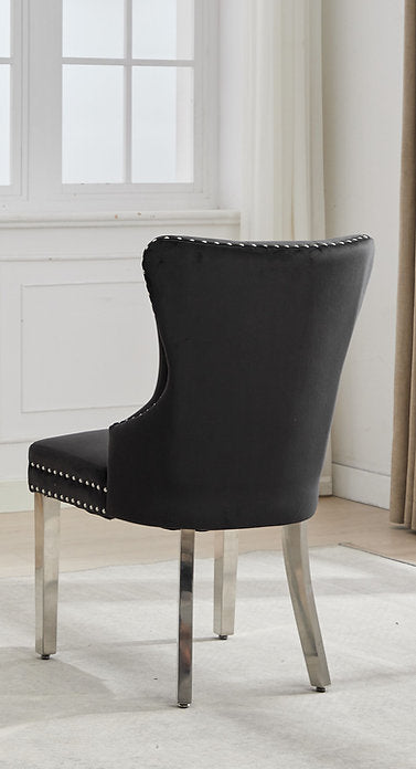 Set of 2 Accent Chairs – Modern Upholstered Design-I1246