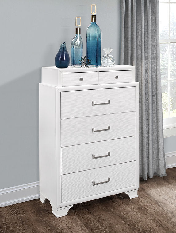 Modern Classic Bedroom Collection-Jordyn (White)
