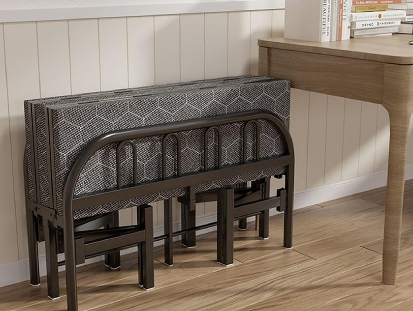 Foldable Single Metal Bed Frame