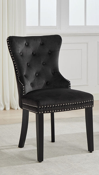 Set of 2 Accent Chairs – Modern Upholstered Design-I1226