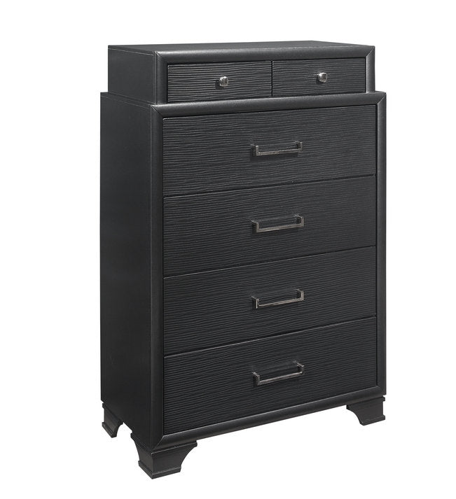 Modern Grey Storage Bedroom Collection-Jordyn (Grey)