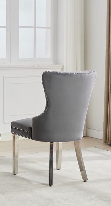 Set of 2 Accent Chairs – Modern Upholstered Design-I1245