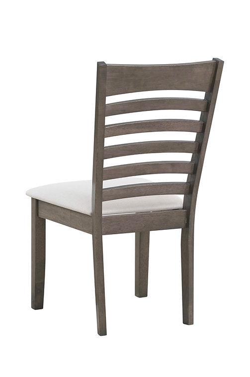 7-Piece Antique Grey Dining Set -I1080