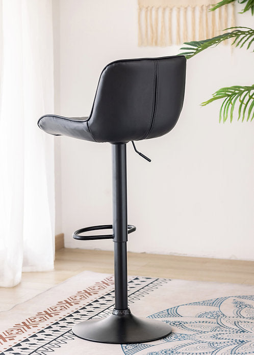 Set of 2 Adjustable Swivel Bar Stools-I7820