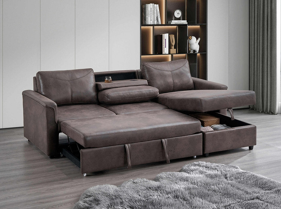 Sofa Bed Sectional with Storage-I9076