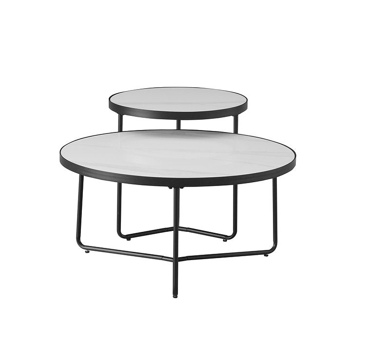 Set of 2 Round Coffee Tables-I2620