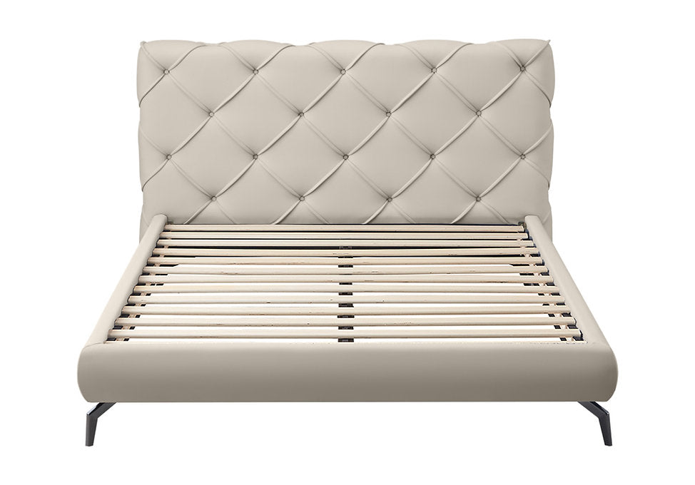 Modern PU Leather Platform Bed-I5945