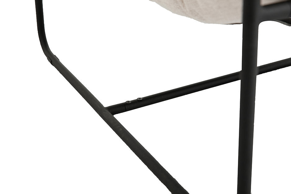 Modern Accent Lounge Chair with Tufted Cushion & Wood Armrests-I665