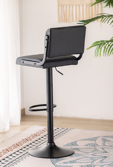 Set of 2 Adjustable Swivel Bar Stools-I7800