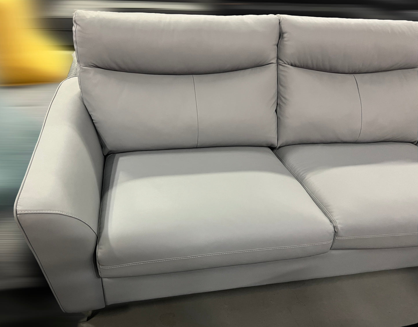 Coco Genuine Leather Sectional Sofa