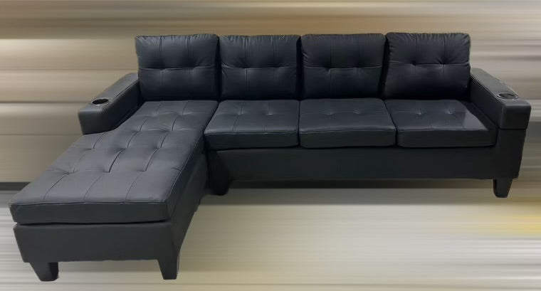 PU leather sectional sofa-2022