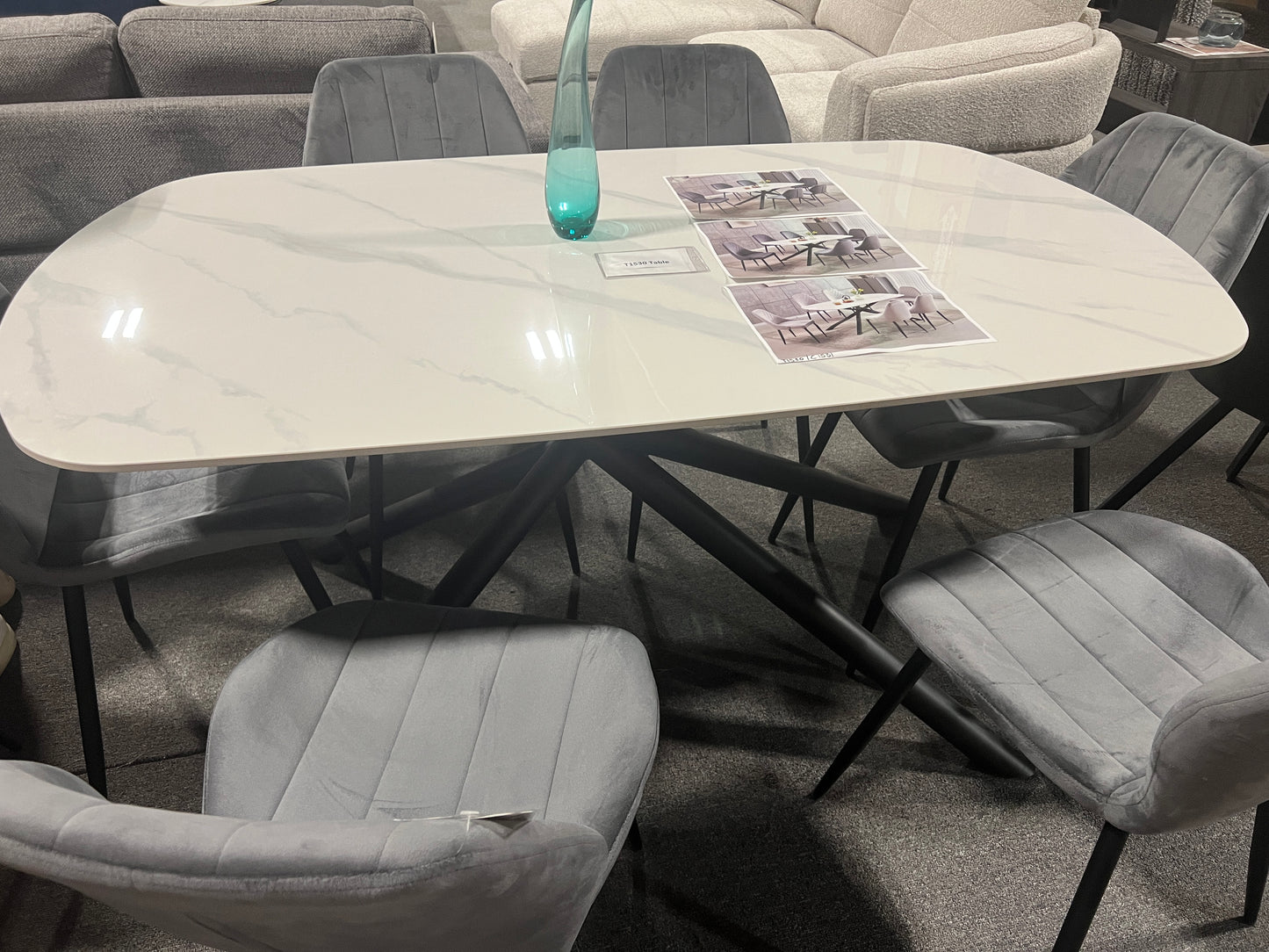 Modern 7-Piece Dining Set-I1530