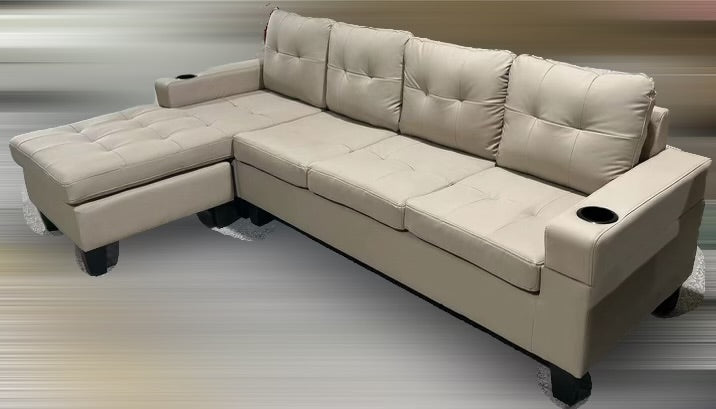 PU leather sectional sofa-2022