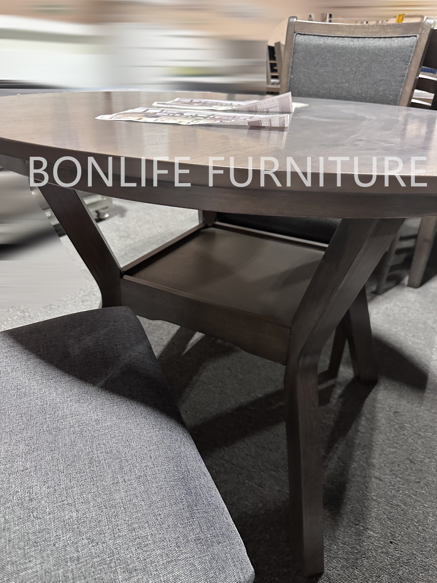 5-Piece Round Dining Table Set-I1079(C1084)