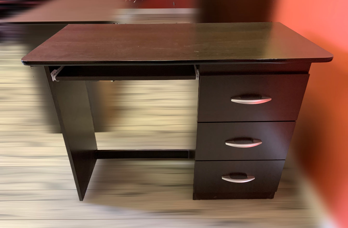Modern Wooden Office Desk with 3 Drawers