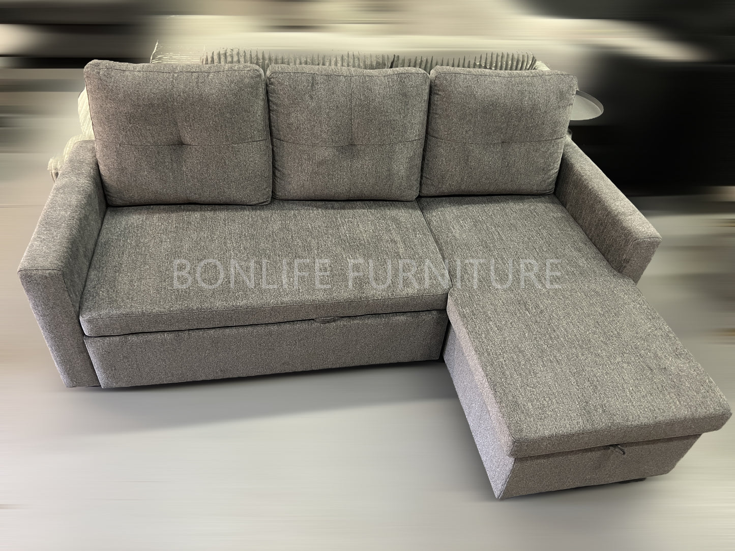 Convertible Sectional Sofa Bed-ISLAND
