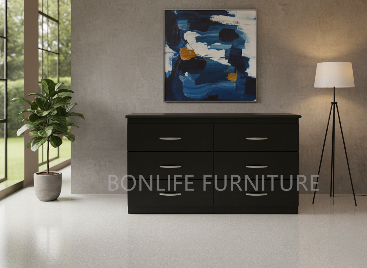Modern 6-Drawer Dresser -RU