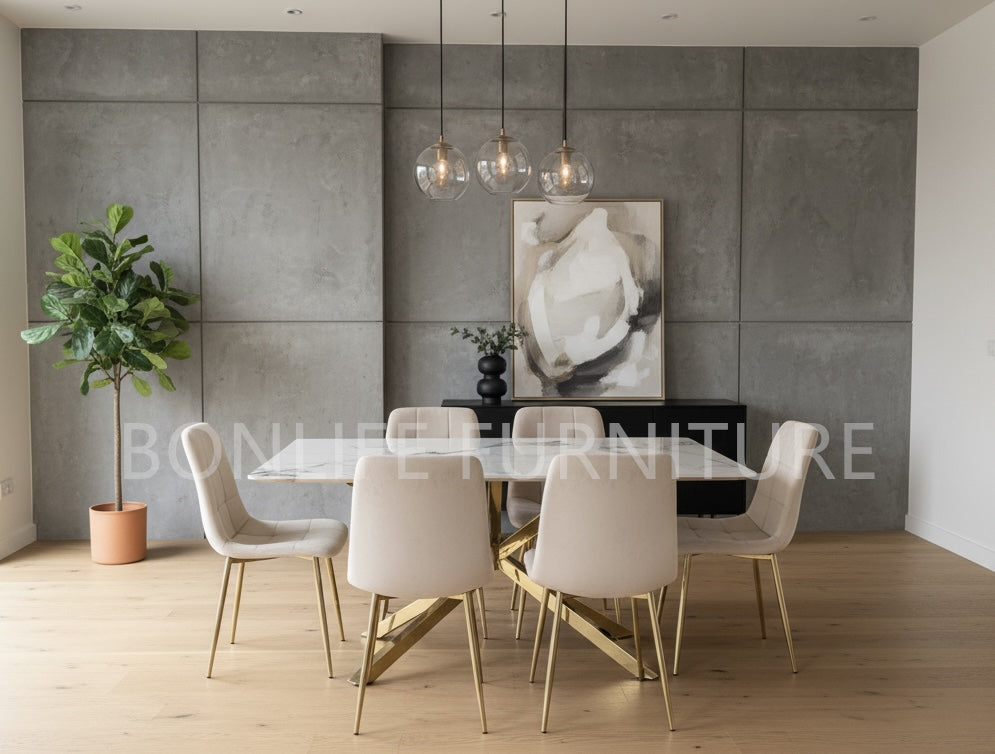 7-Piece Modern Dining Set-BDT18