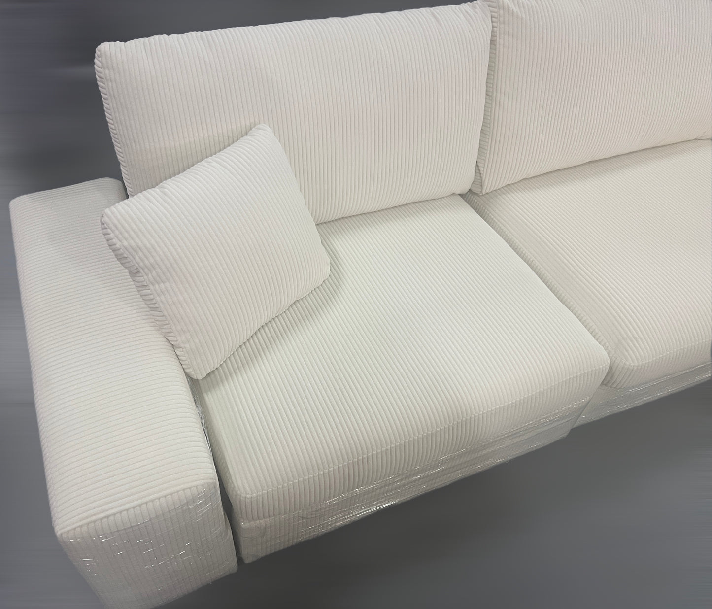Corduroy Sectional Sofa-ALBANY