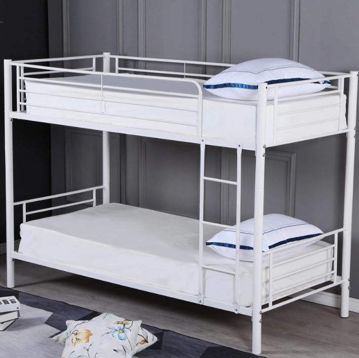 Modern Metal Single Over Single Bunk Bed -B111