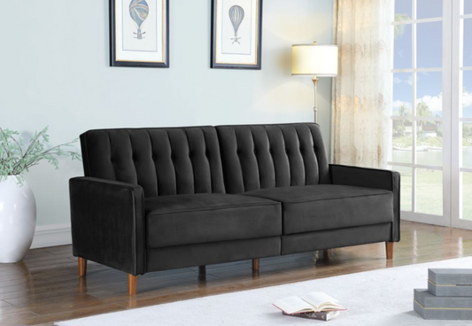 Modern Velvet Convertible Sofa Bed-ANGEL